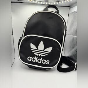 adidas Mini Backpack/ Original Santiago / black and white with white lettering